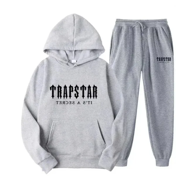 Trapstar It's A Secret Hoodie and Sweatpants Set Gray - 1