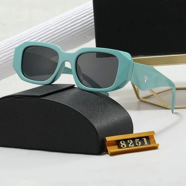 Miu Eyewear Logo-embellished sunglasses — PRADA Light Blue