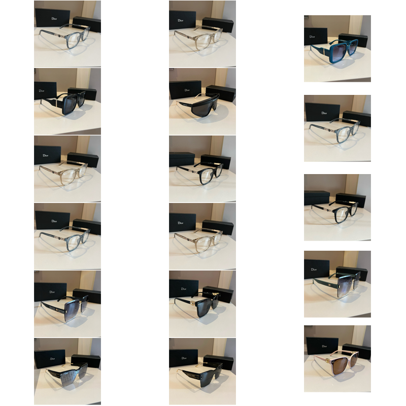 Dior Eyewear Assorted Square and Cat-Eye Frames image 1