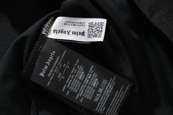 Palm Angels Logo Graphic Oversized T-Shirt Black - 15