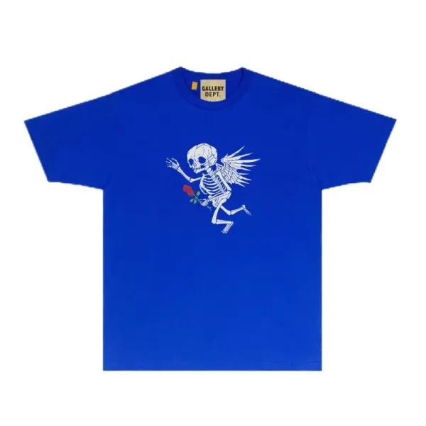 Gallery Dept Skeleton Angel Royal Blue T-Shirt - 1