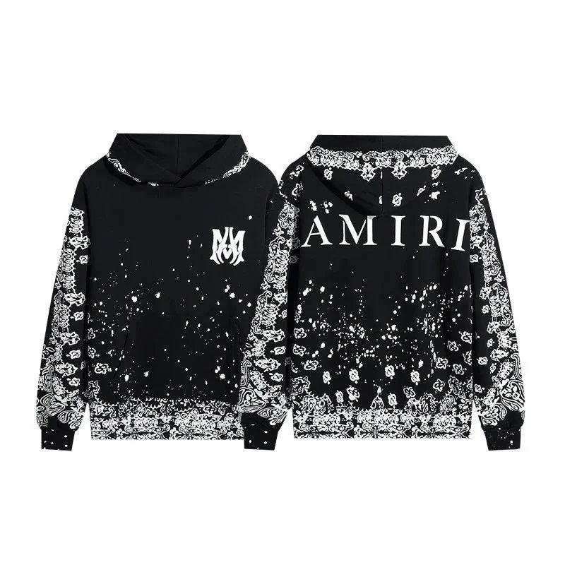 Amiri Outline Logo White Hoodie - 15