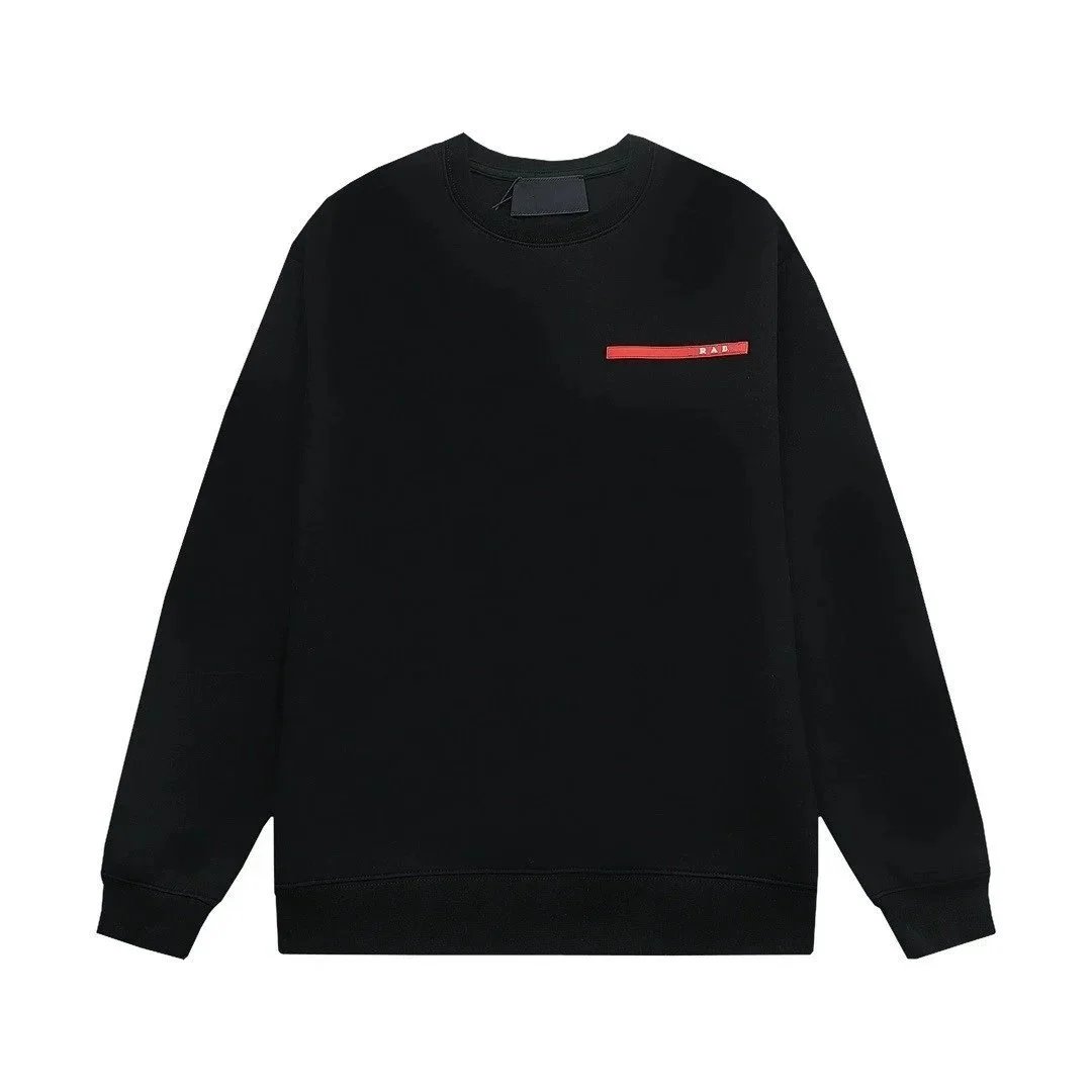 Unbranded Hoodies & Sweatshirts Crewneck sweatshirt with embossed chest logo — Black (with red-label logo lettering)