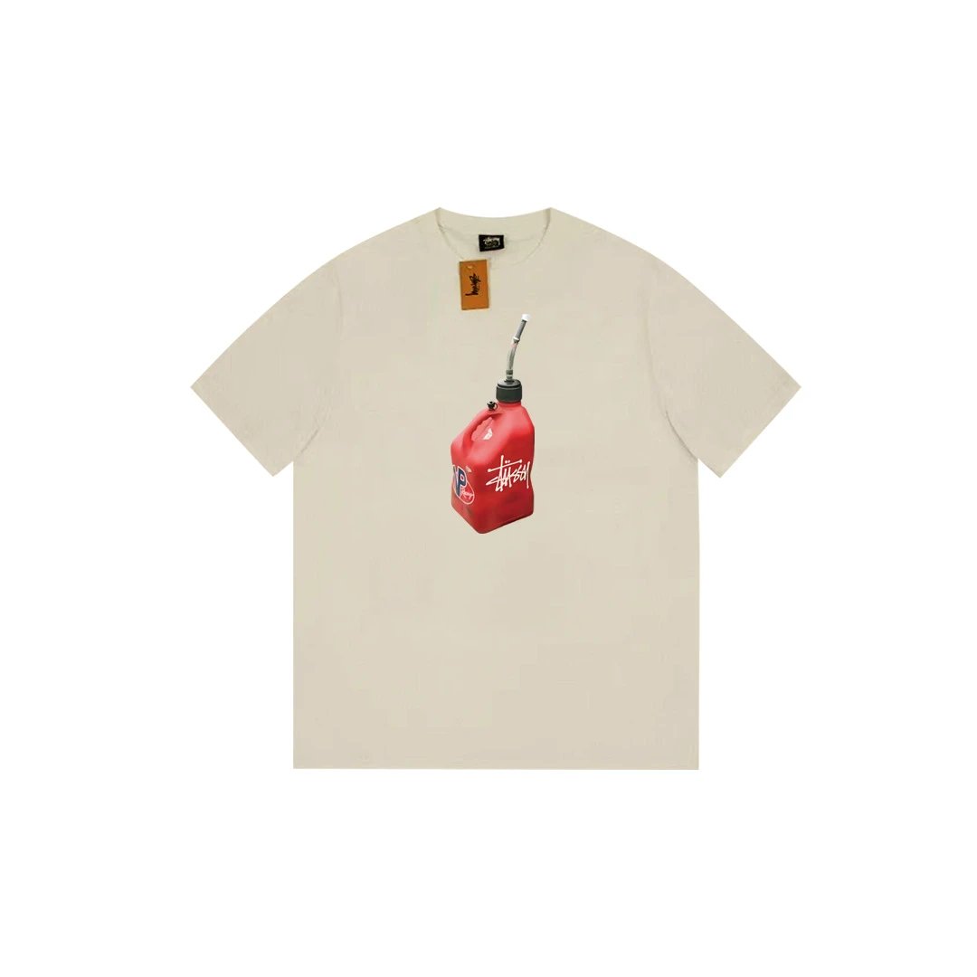 Stüssy T-Shirts Short-Sleeve Logo Graphic T-Shirt — 071 apricot