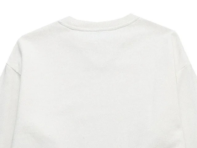 Unbranded Hoodies & Sweatshirts Crewneck sweatshirt with embossed chest logo product detail image 5