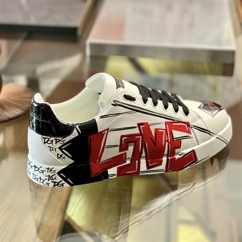 Dolce & Gabbana Sneakers Graffiti-print low-top — 6