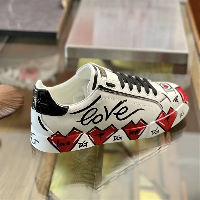 Dolce & Gabbana Sneakers Graffiti-print low-top — 5