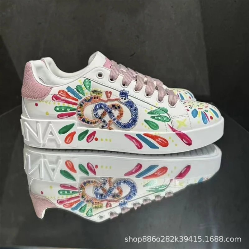 Dolce & Gabbana Sneakers Graffiti-print low-top — 14