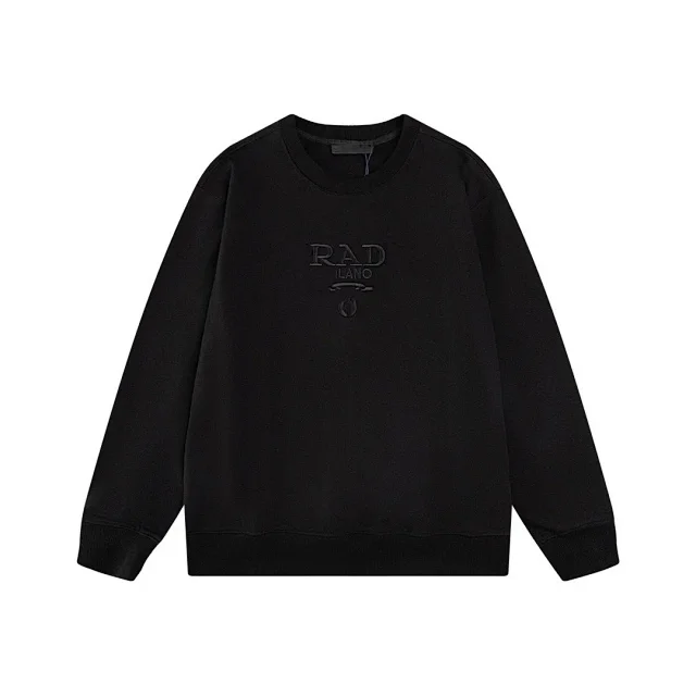 Unbranded Hoodies & Sweatshirts Crewneck sweatshirt with embossed chest logo product detail image 12