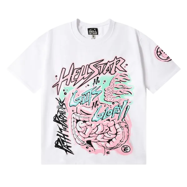 Hellstar Path to Paradise Pink & Mint Graphic T-Shirt - 1
