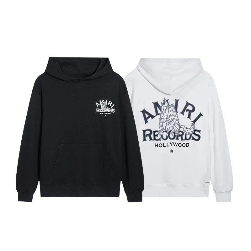 Amiri Outline Logo White Hoodie - 18