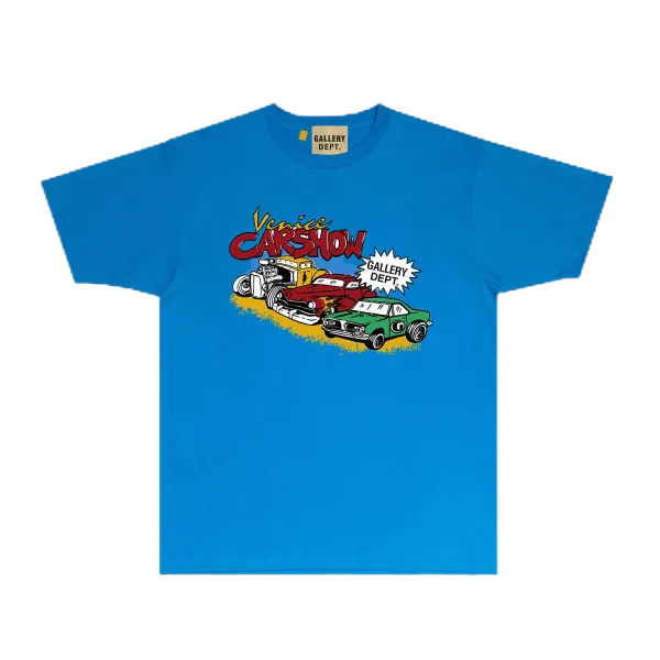 Gallery Dept Venice Carshow Blue T-Shirt - 1
