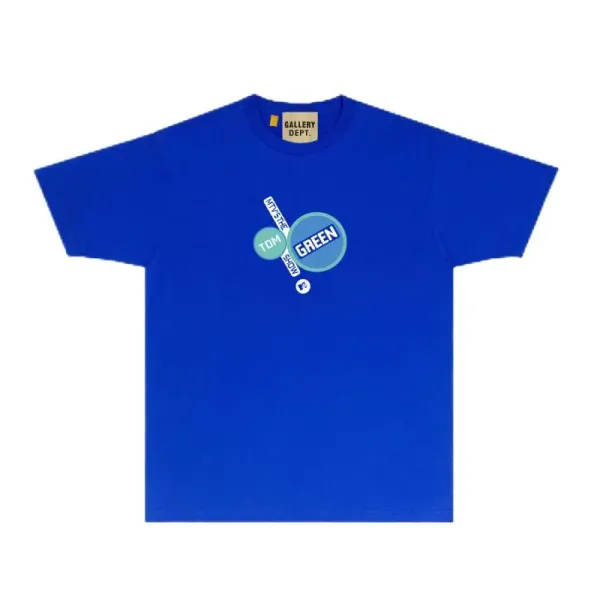 Gallery Dept. Green Graphic T-Shirt Blue - 1