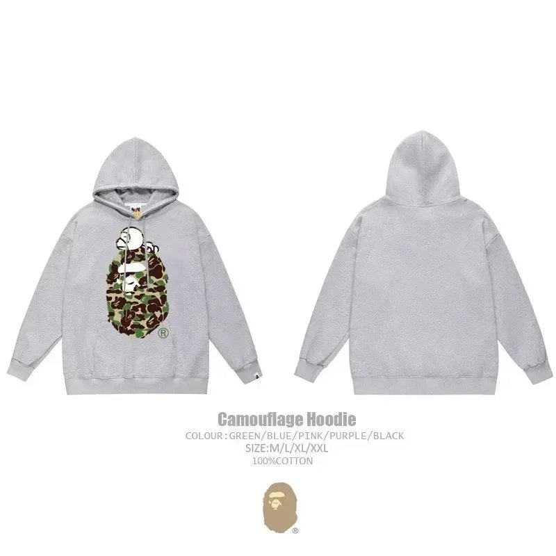 A Bathing Ape Hoodies & Sweatshirts Head Graphic Hoodie — 10