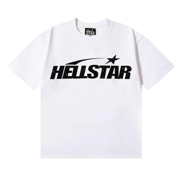 Hellstar Star Logo White T-Shirt - 1