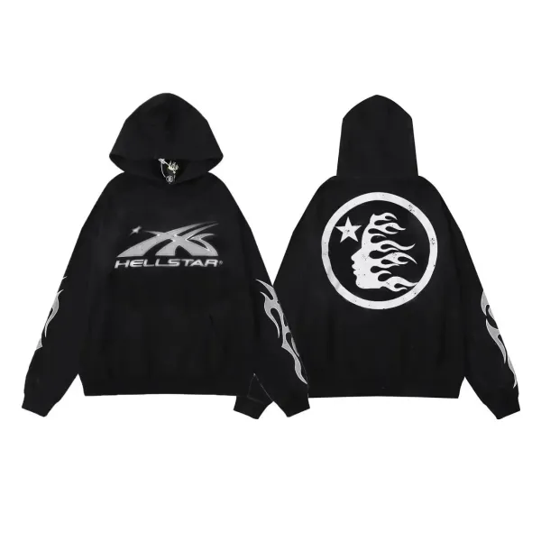 Hellstar X-Shape Red Hoodie - 7