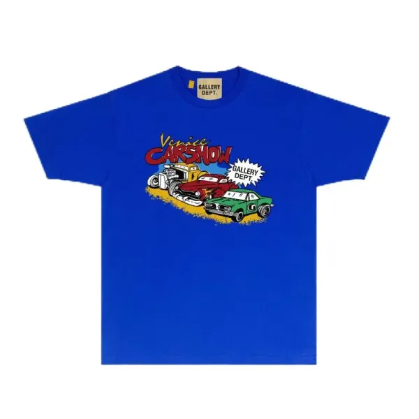 Gallery Dept Venice Carshow Blue T-Shirt - 1