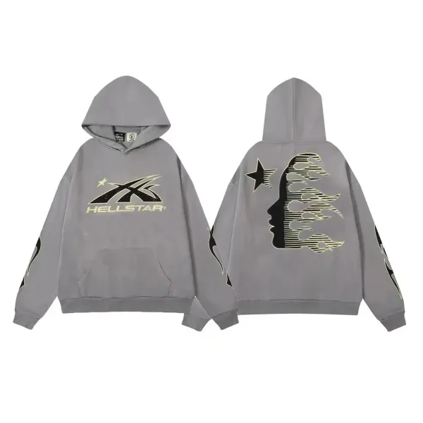 Hellstar X-Shape Red Hoodie - 9