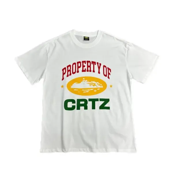 Corteiz Property of CRTZ White T-Shirt - 1