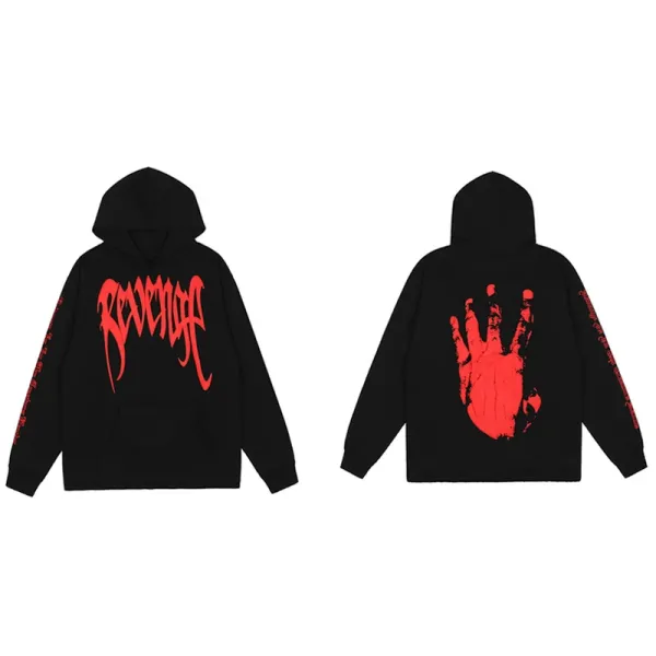 Hellstar Revenge Black Hoodie - 26