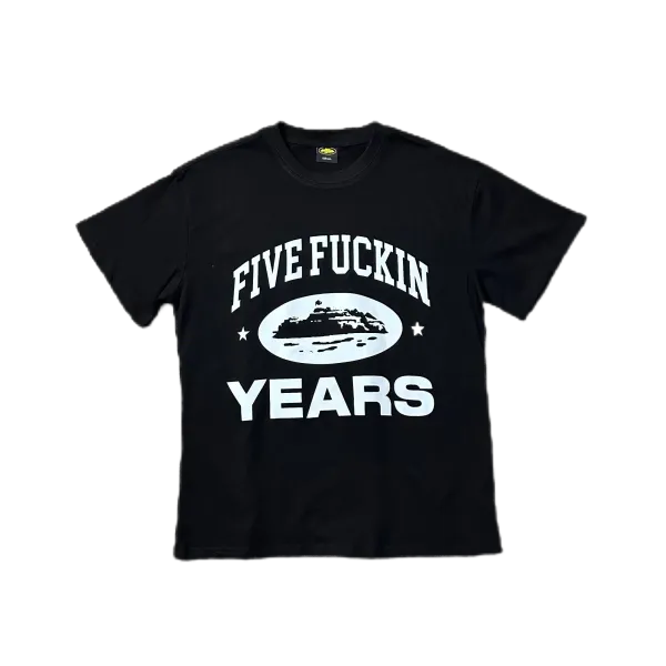 Design Five Fuckin Years Black T-Shirt - 1