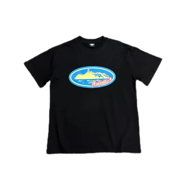 Design Autentic* Oval Logo Black T-Shirt T-Shirts - 1