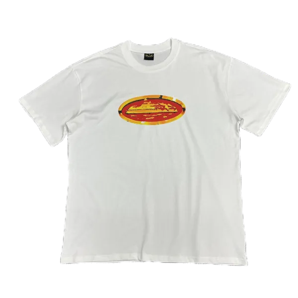 Design Pizza Graphic White T-Shirt - 1