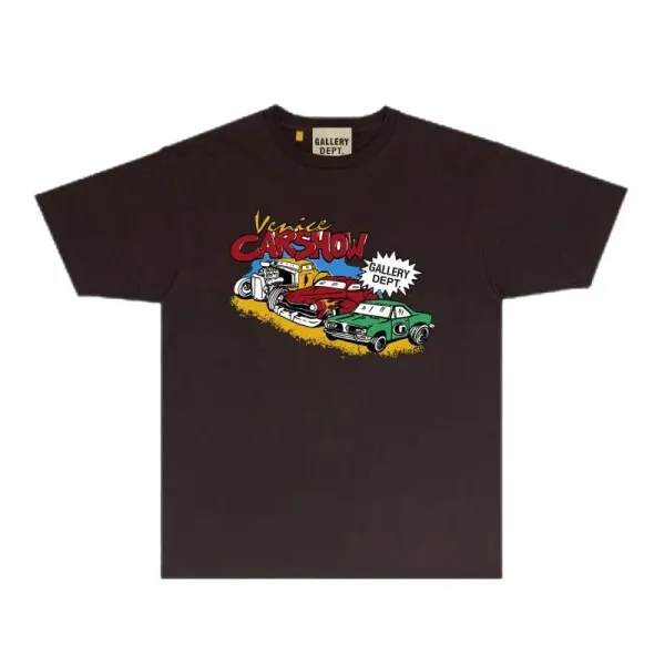 Gallery Dept Venice Carshow Black T-Shirt - 1