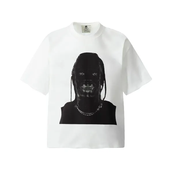 Cactus Jack Travis Scott Portrait White T-Shirt - 1