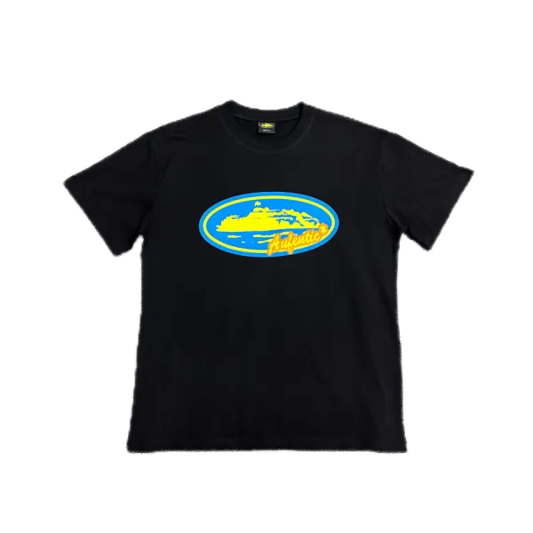 Design Autentic Oval Logo Black T-Shirt T-Shirts - 1