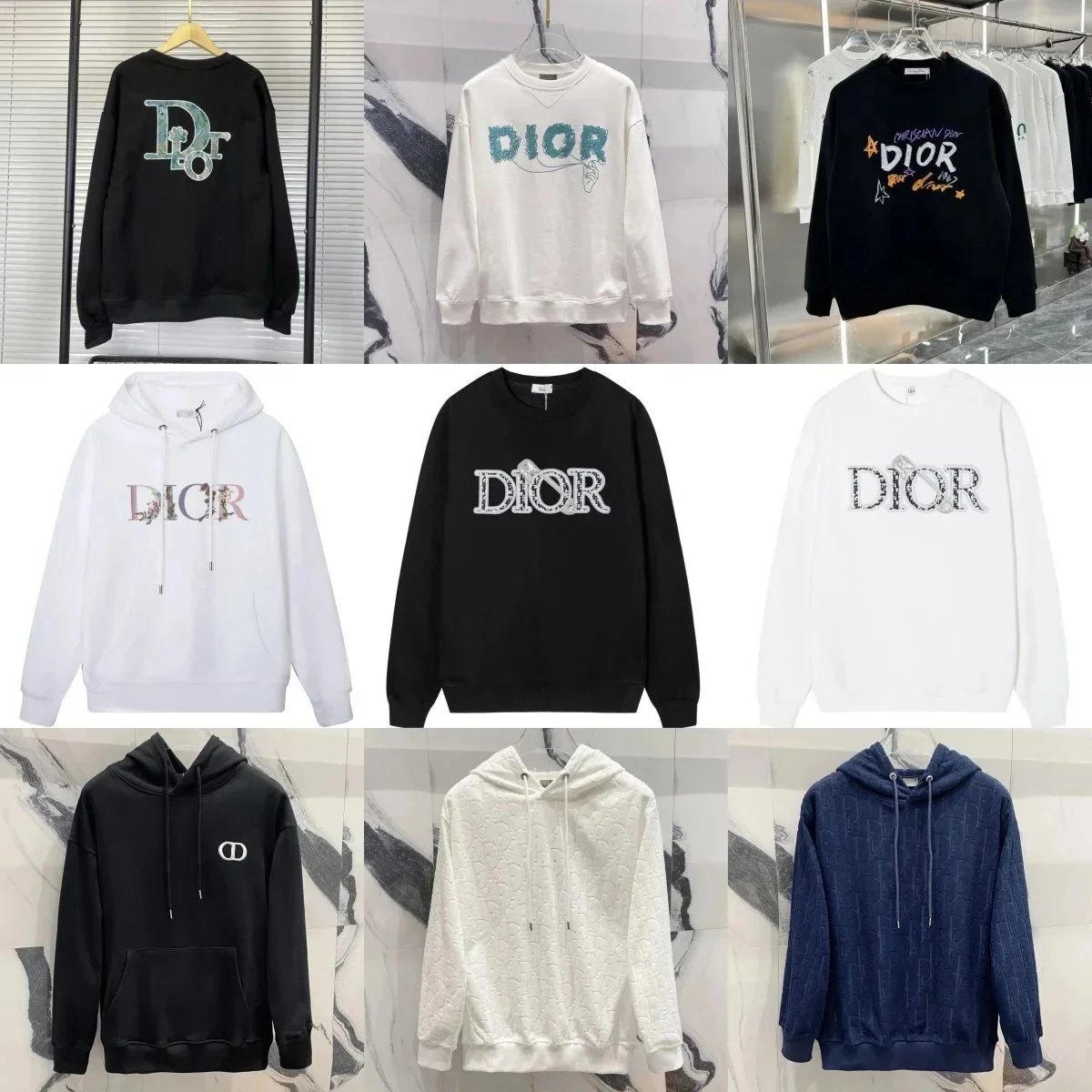Dior Hoodies Collection1