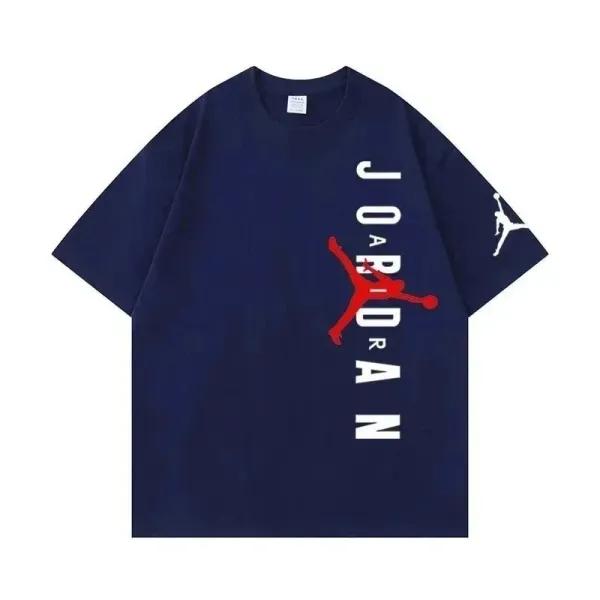 Air Jordan Vertical Logo Navy T-Shirt - 1