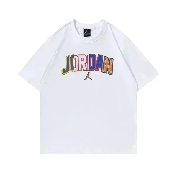 Off-White x Air Jordan Collaboration T-Shirt Black and White - 9