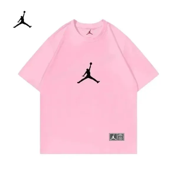 Off-White x Air Jordan Collaboration T-Shirt Black and White - 6
