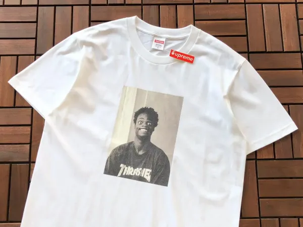 Supreme Embroidered Logo T-Shirt White - 6