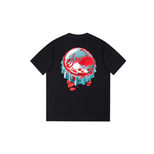 Design Insect Graphic Print Black T-Shirt - 12