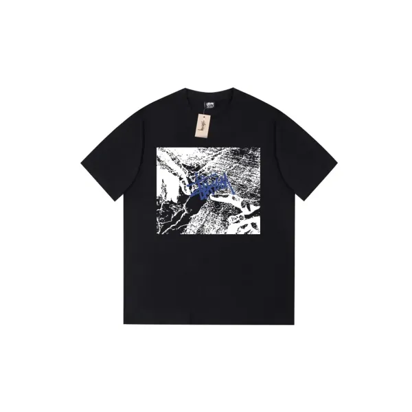 Design Insect Graphic Print Black T-Shirt - 16