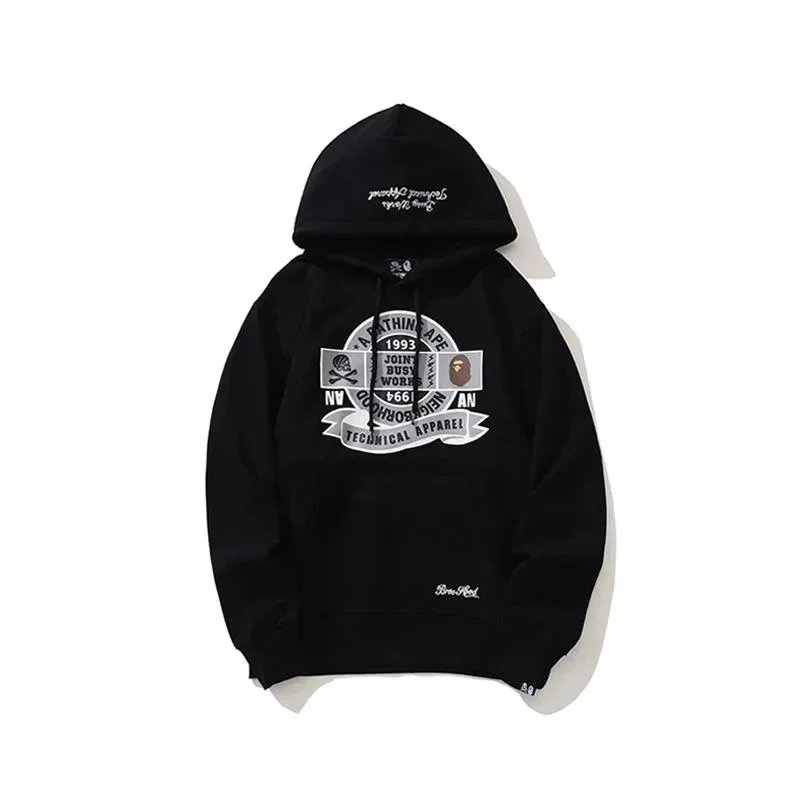 A Bathing Ape Hoodies & Sweatshirts Head Graphic Hoodie — 40