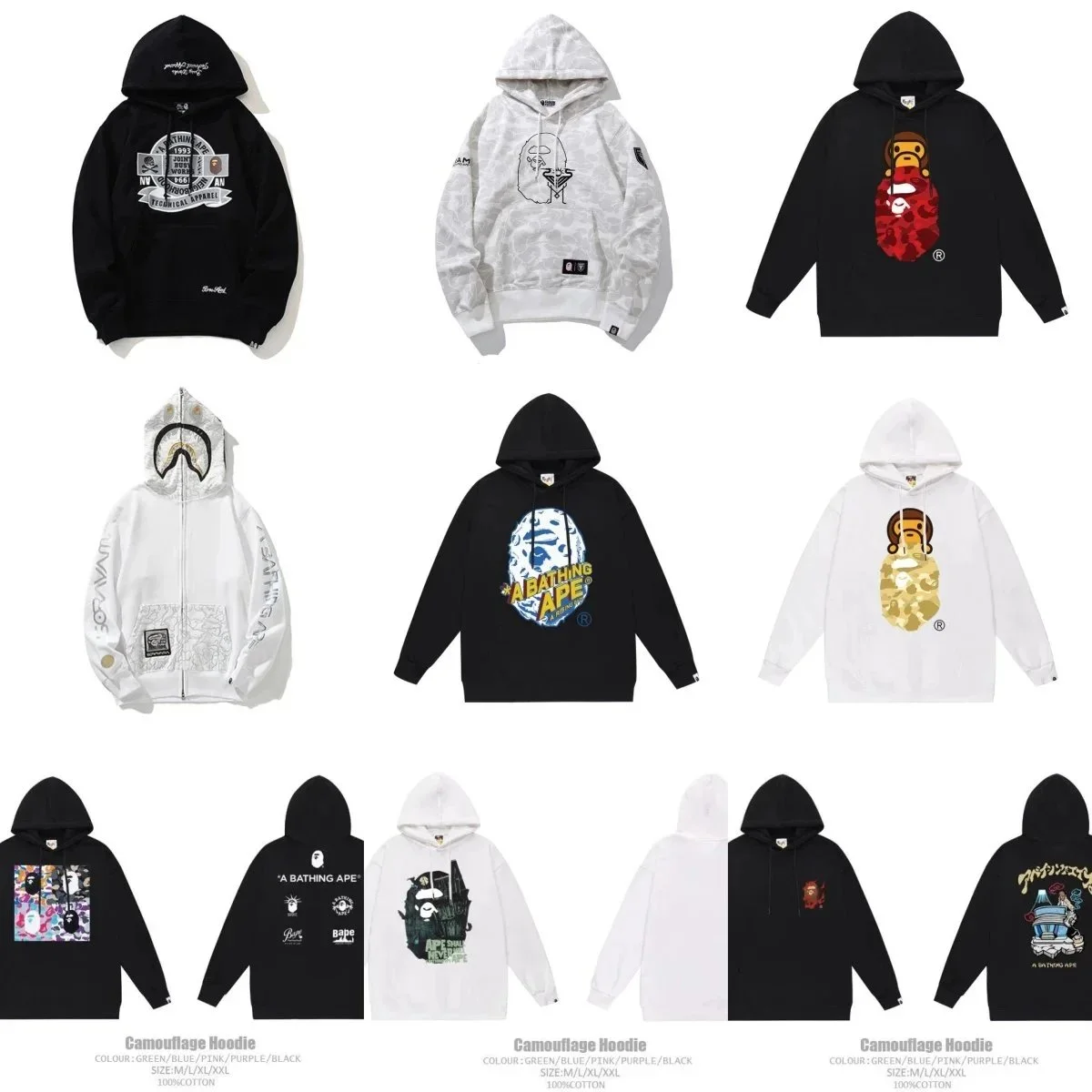 Bape Hoodies Collection4