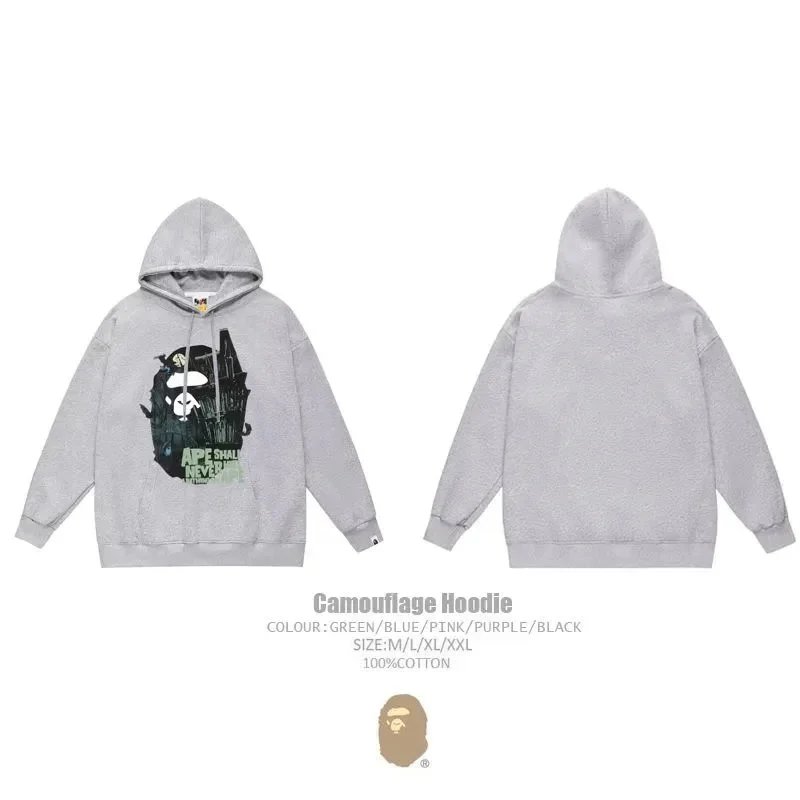 A Bathing Ape Hoodies & Sweatshirts Head Graphic Hoodie image 8