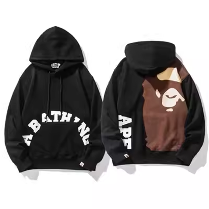 A Bathing Ape Hoodies & Sweatshirts Head Graphic Hoodie — 35