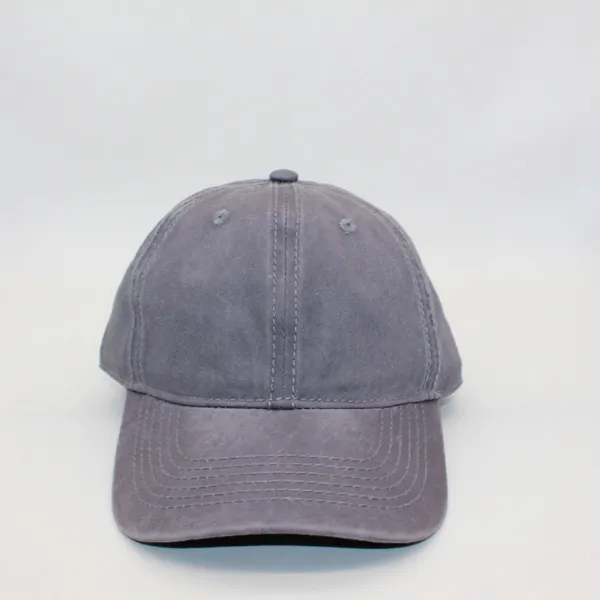Design Washed Cotton Baseball Cap Brown - 2