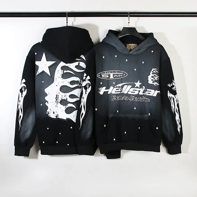 Hellstar Hoodies & Sweatshirts Graphic Pullover Hoodie product detail image 7