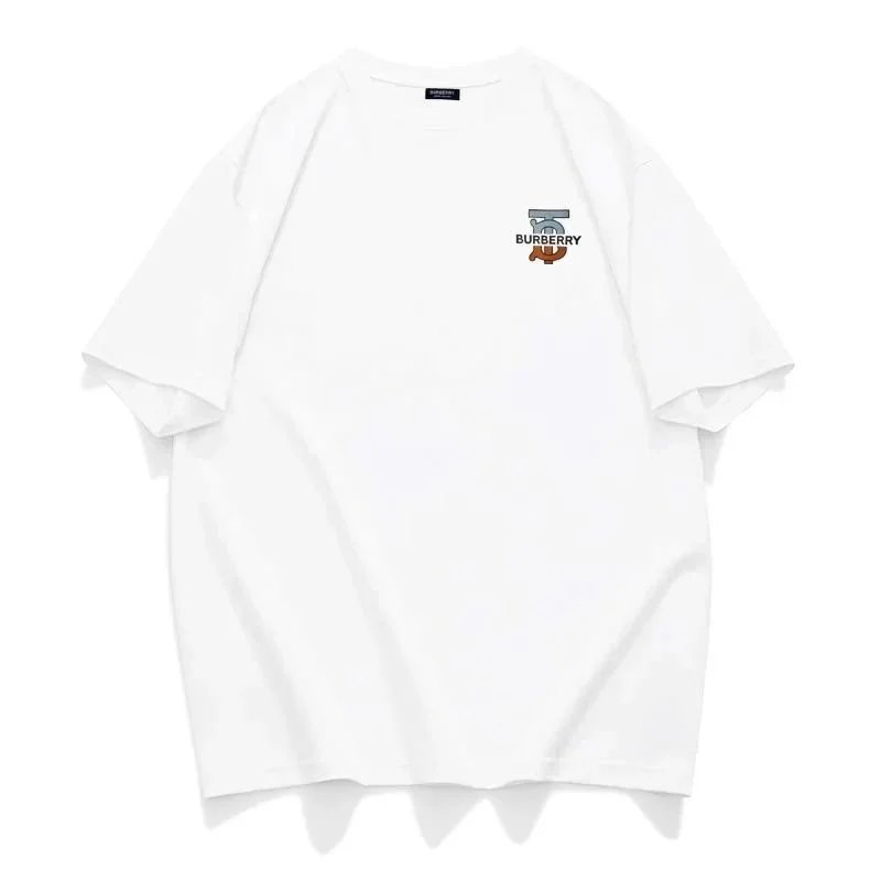 Burberry T-Shirts Short-Sleeve Graphic Print — 38