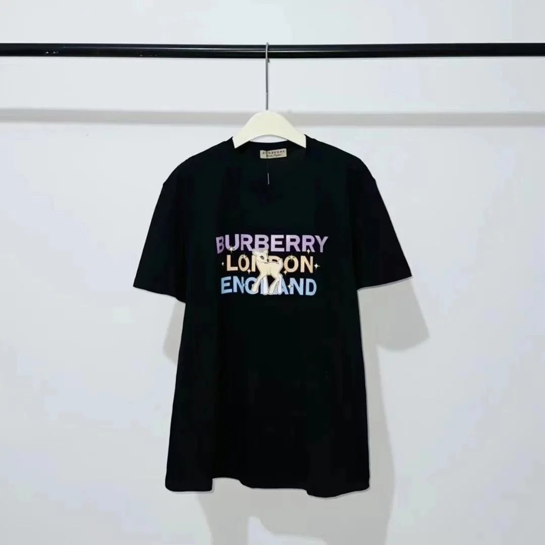 Burberry T-Shirts Short-Sleeve Graphic Print — 1