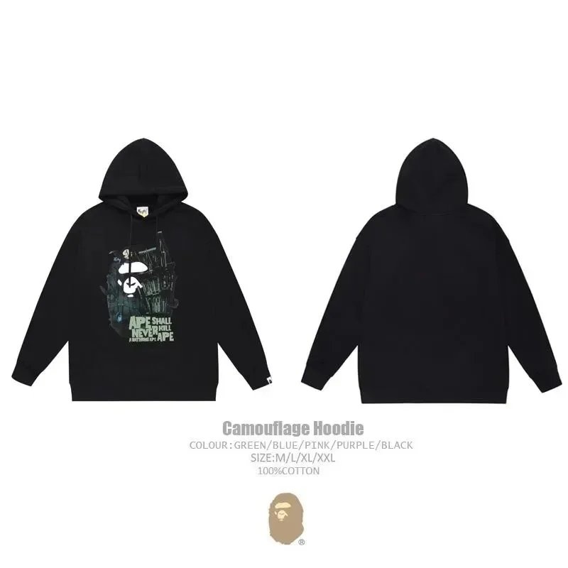 A Bathing Ape Hoodies & Sweatshirts Head Graphic Hoodie image 9