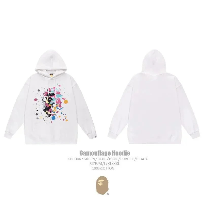 A Bathing Ape Hoodies & Sweatshirts Head Graphic Hoodie — 15