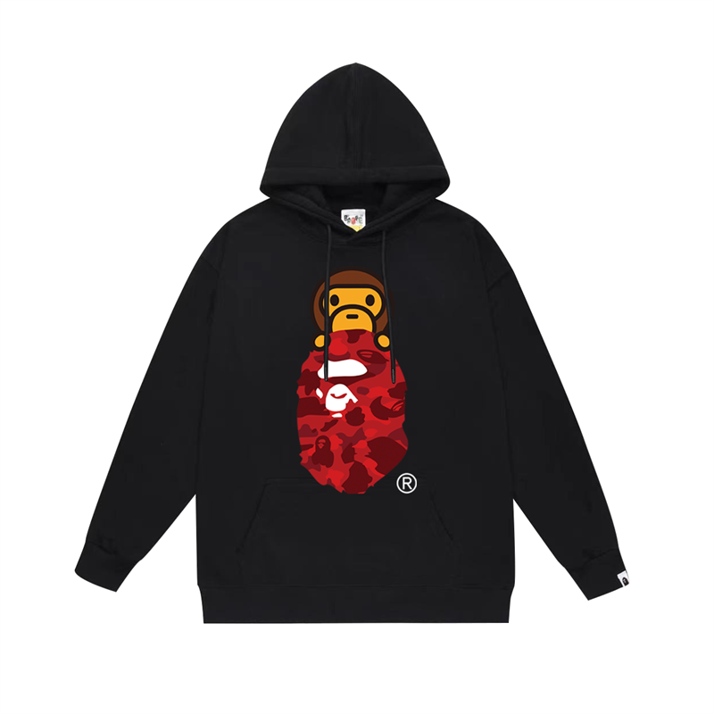 A Bathing Ape Hoodies & Sweatshirts Head Graphic Hoodie — 22