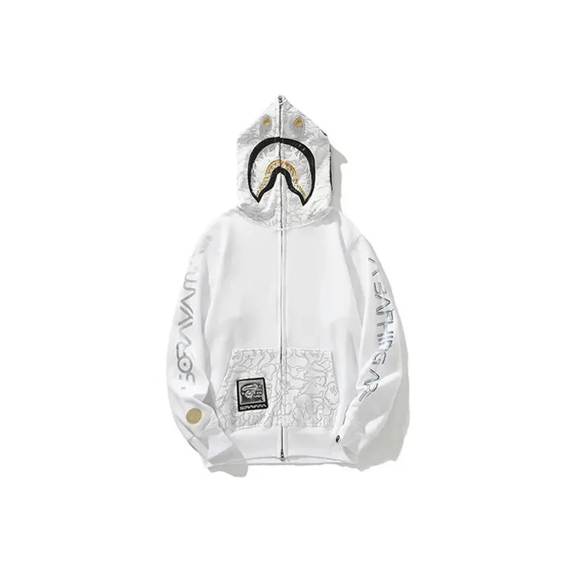 A Bathing Ape Hoodies & Sweatshirts Head Graphic Hoodie — 29