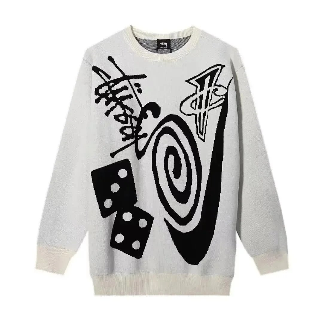 Off-White Dice Knit Sweater White - 7